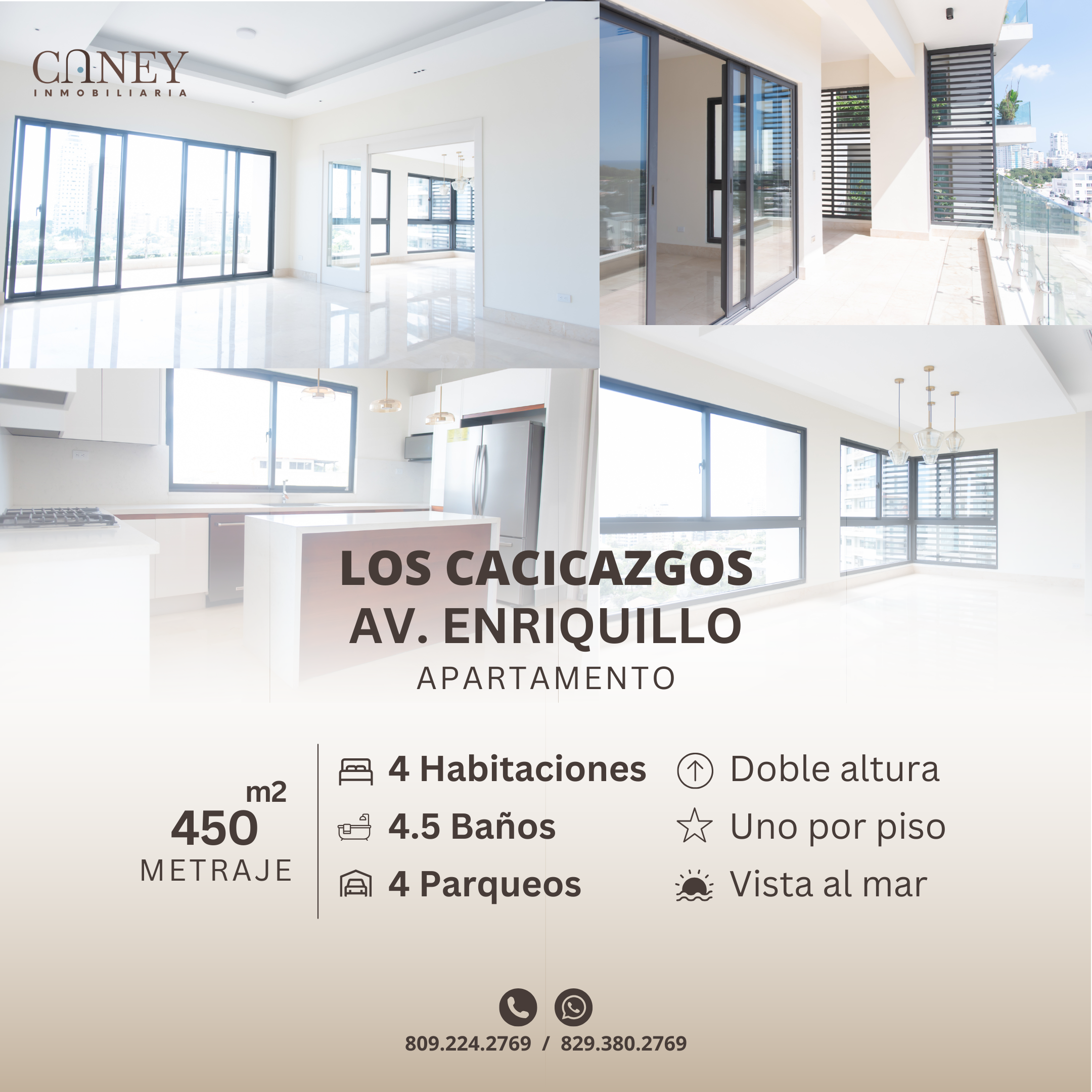 Apartamento de lujo en Los Cacicazgos, Av. Enriquillo